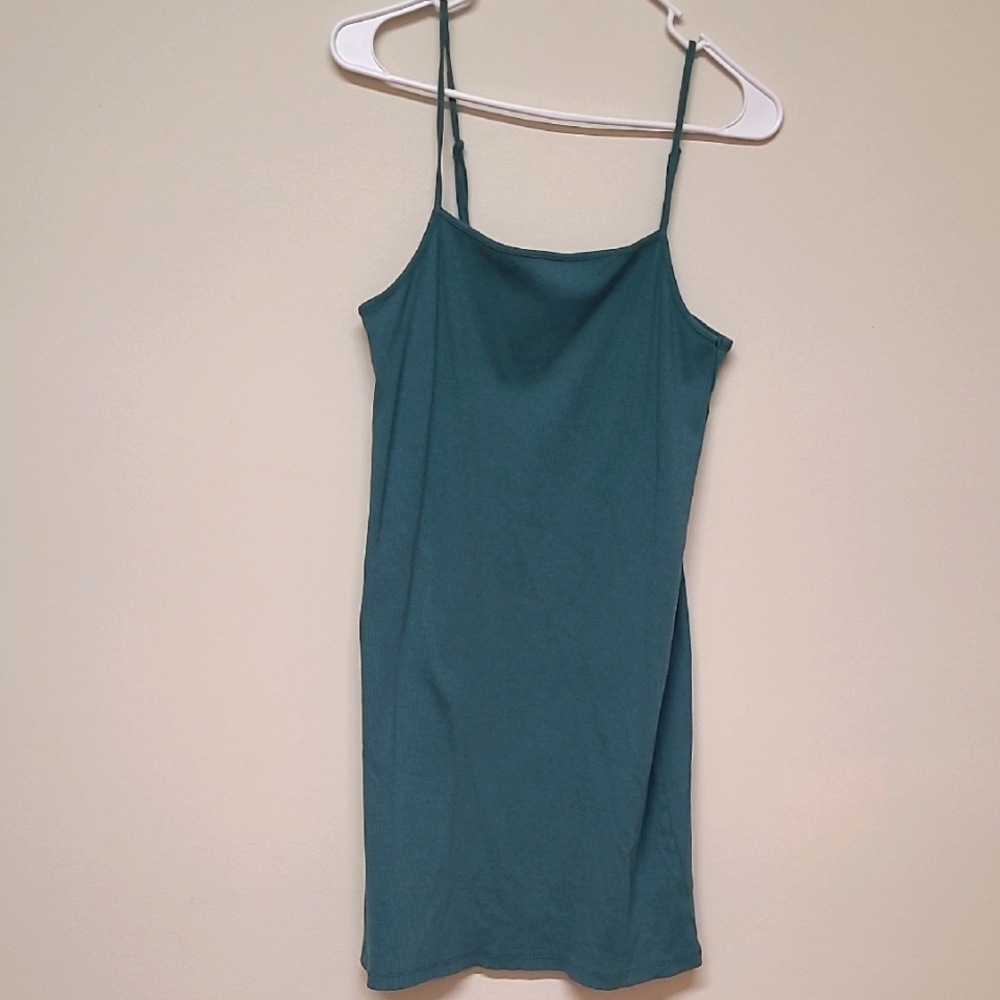Aerie Green Fitted Sleeveless Camisole